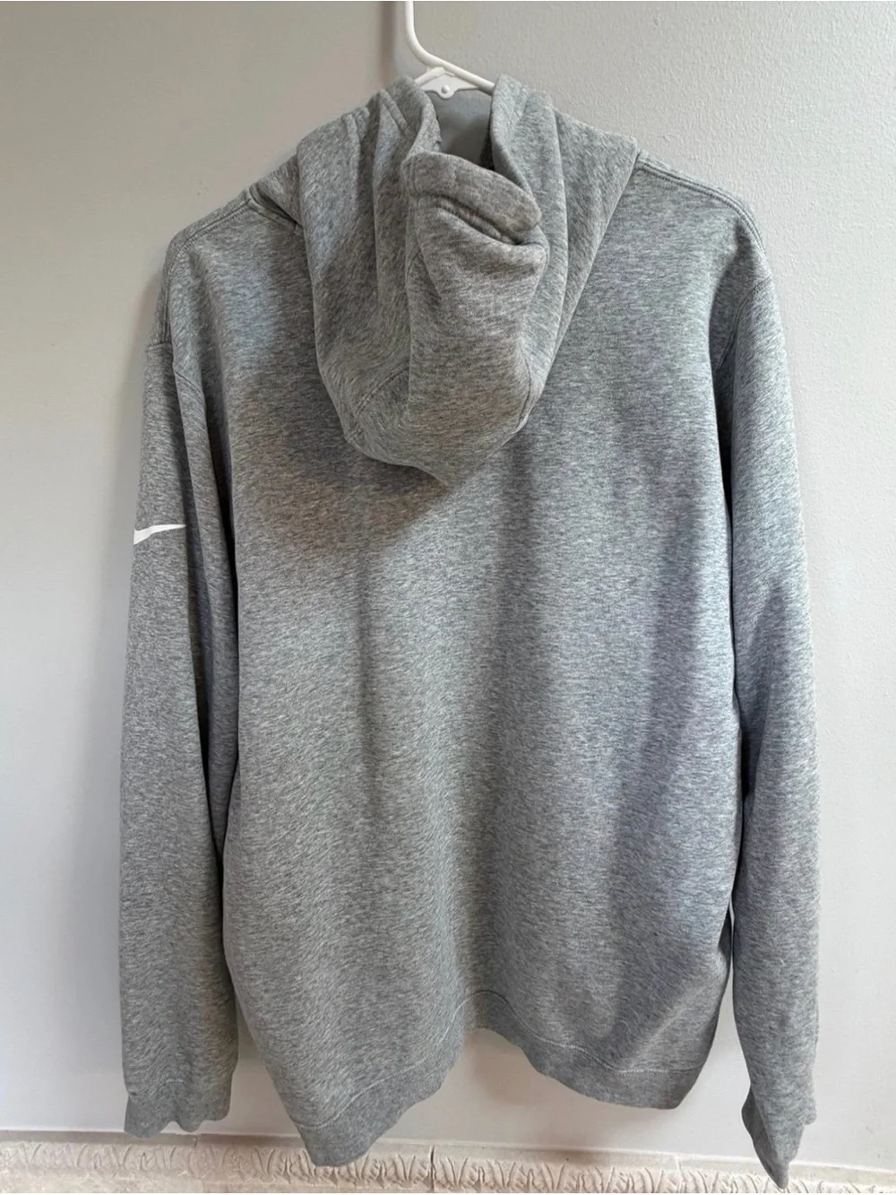 Nike Chicago Bears NFL Gray Hoodie with Orange Chicago Bears C logo